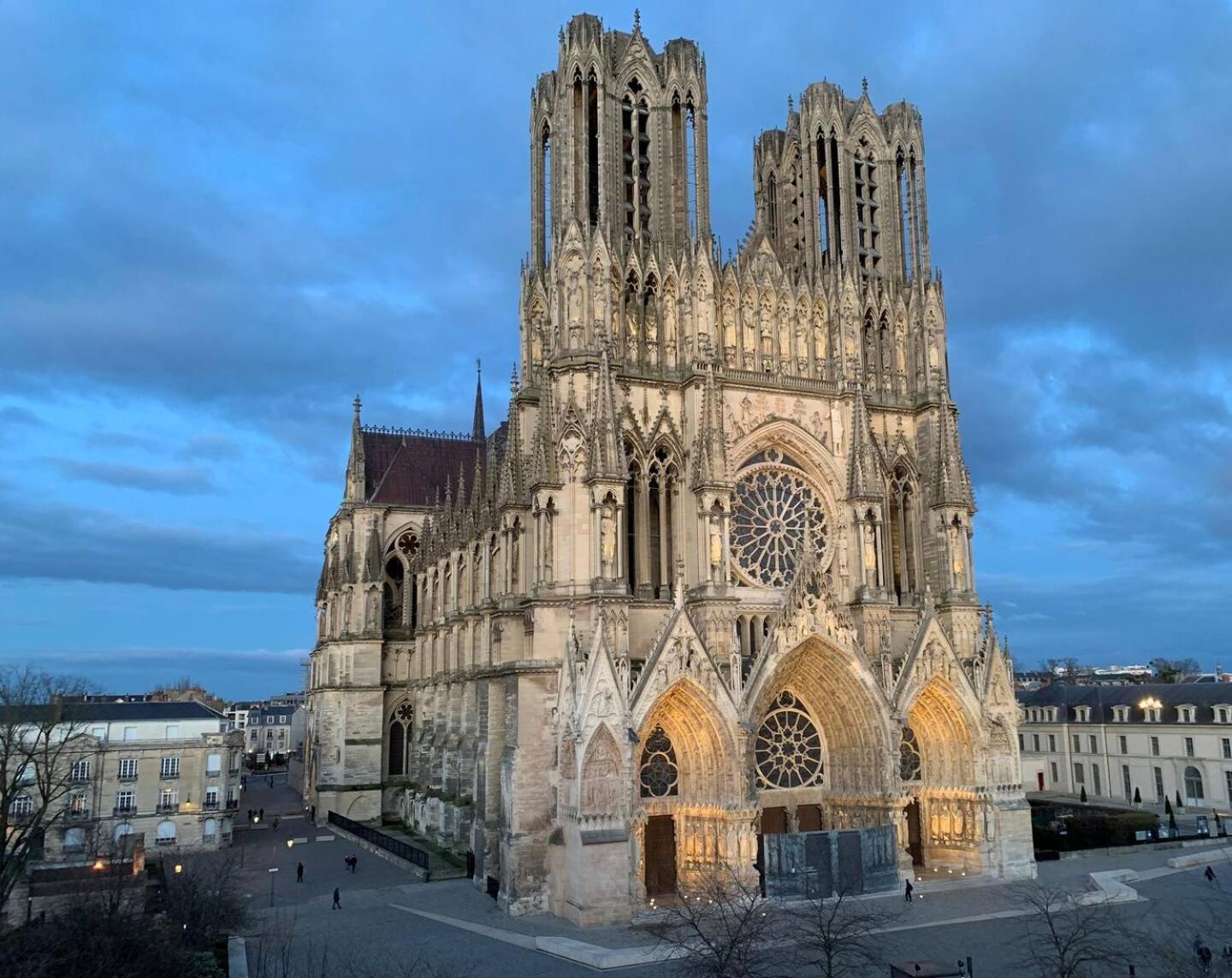 Ferienwohnung Cathedrale/Centre/Free Parking Reims Exterior foto